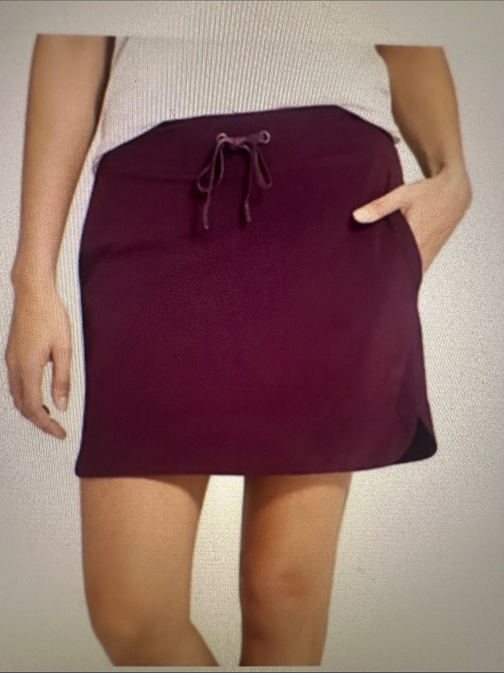 Athleta Midtown Skort in Athletic Plum Berry, size 12T